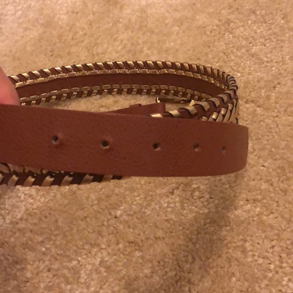 H&M Belt Size XL Color Cognac Gold - Picture 3 of 6